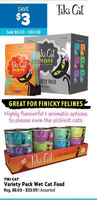 Tiki cat variety pack wet cat food