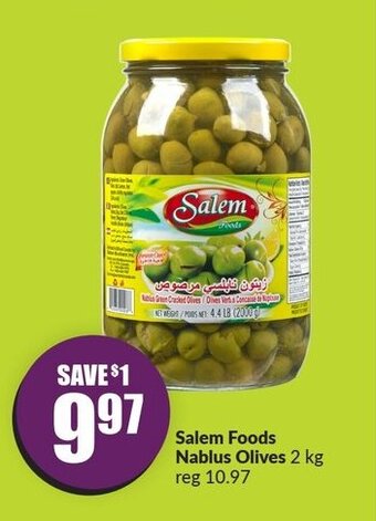 FreshCo Salem Foods Nablus Olives 2 kg offer