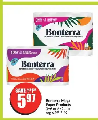 FreshCo Bonterra Mega Paper Products offer