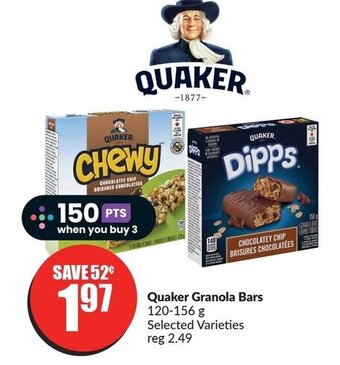 FreshCo quaker granola bars offer