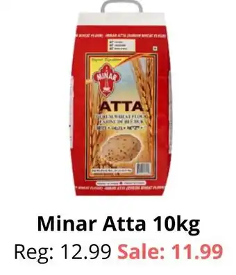 Batala Supermarket Minar Atta 10kg offer
