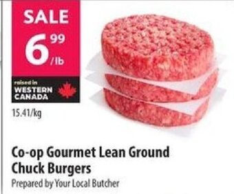Co-op Co-op Gourmet Lean Ground Chuck Burgers offer