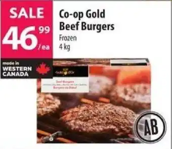Co-op Co-op Gold Beef Burgers 4 kg offer