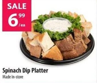 Co-op Spinach Dip Platter offer