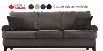 Leon's Crizia sofa - dark grey offer