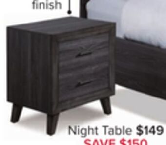 Leon's Miller night table - grey offer