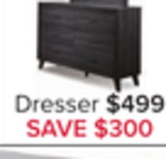 Leon's Miller 6 drawer dresser - grey offer