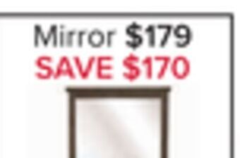 Leon's Eden mirror - grey offer