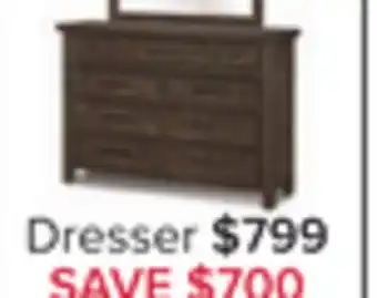 Leon's Eden 9 drawer dresser - grey offer