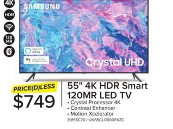 Leon's Samsung 55 cuhd 4k smart tv un55cu7000fxzc offer