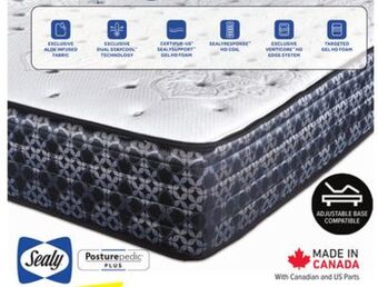 Leon's Sealy posturepedic® plus sterling series - callie firm queen mattress offer