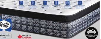Leon's Sealy posturepedic plus sterling series - milana plush euro pillowtop queen mattress offer