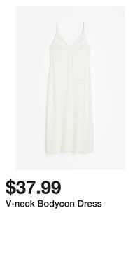 H&M V-neck bodycon dress offer