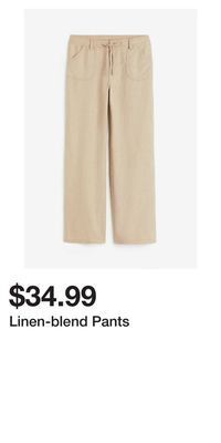 H&M Linen-blend pants offer