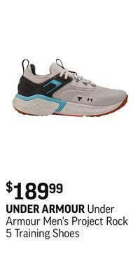 Sport Chek Under armour men's project rock 5 training shoes offer