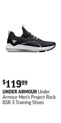 Sport Chek Under armour men's project rock bsr 3 training shoes offer
