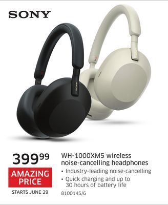 The Source Sony wh-1000xm5 wireless noise-cancelling headphones offer