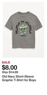 Old Navy Old navy short-sleeve graphic t-shirt for boys offer