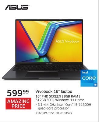 The Source Asus vivobook 16 laptop offer