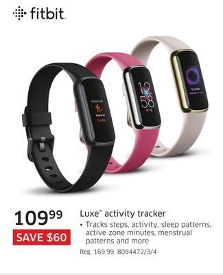 The Source Fitbit luxe activity tracker offer