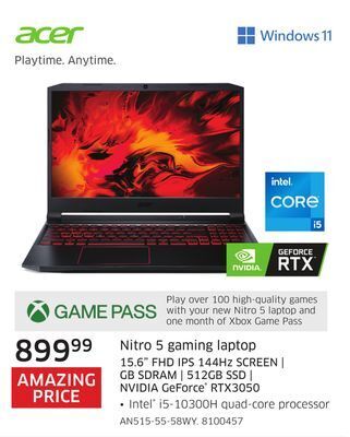 The Source Acer nitro 5 gaming laptop offer