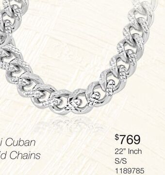 Charm Diamond Sterling silver 22 8.40mm miami cuban pyramid link chain offer