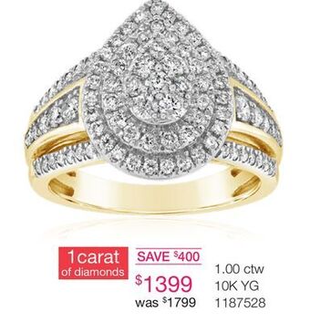 Charm Diamond 1.00 ctw 10k yg diamond fashions offer