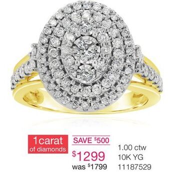Charm Diamond 1.00 ctw 10k yg diamond fashions offer