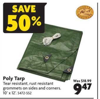 Home Hardware Poly tarp offer