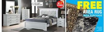 Bad Boy Superstore 6pc. queen led bedroom set offer