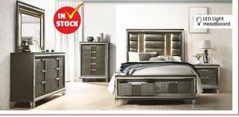 Bad Boy Superstore 6pc. king storage bedroom set offer