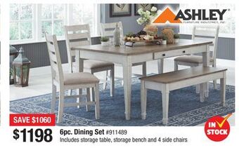 Bad Boy Superstore 6pc. dining set offer