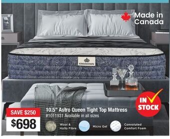 Bad Boy Superstore 10.5 astro queen tight top mattress offer