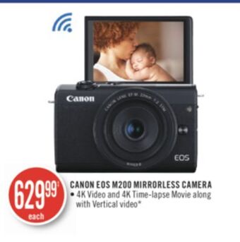 Shoppers Drug Mart Canon eos m200 mirrorless camera offer