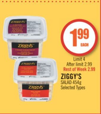 Shoppers Drug Mart Ziggy's salad 454g offer