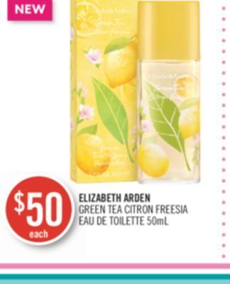 Shoppers Drug Mart Elizabeth arden green tea citron freesia eau de toilette offer