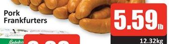 Starsky Pork frankfurters offer