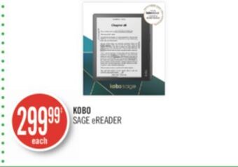 Shoppers Drug Mart Kobo sage ereader offer