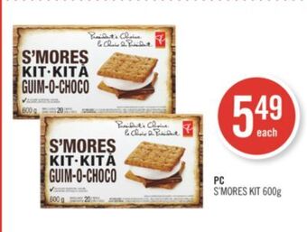 Shoppers Drug Mart Pc s'mores kit offer