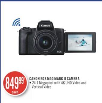 Shoppers Drug Mart Canon eos m50 mark ii camera offer