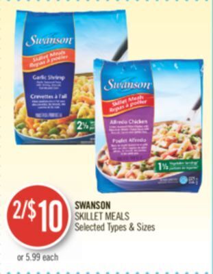 Shoppers Drug Mart Swanson skillet meals offer