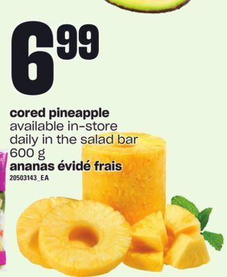 Independent City Market Cored pineapple, 600 g offer