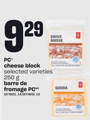 Independent City Market Pc® cheese block, 250 g offer