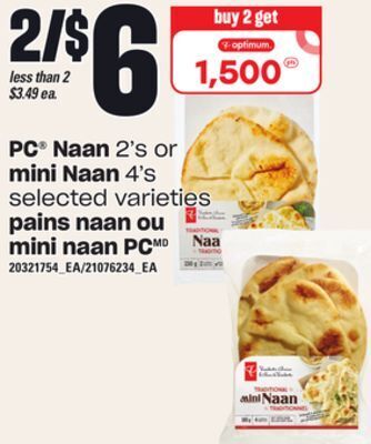 Independent City Market Pc® naan, 2' s or mini naan, 4' s offer