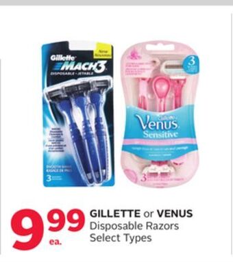 Rexall Gillette or venus disposable razors offer