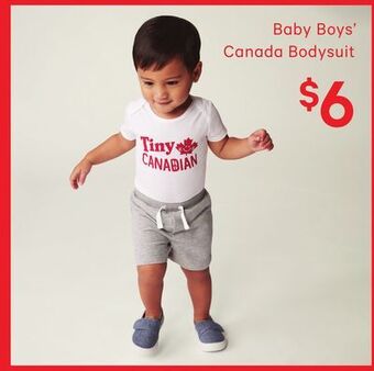 Joe Fresh Baby boys' canada bodysuit offer