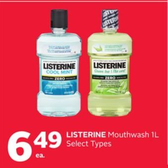Rexall Listerine mouthwash offer