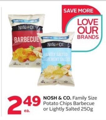 Rexall Nosh & co. family size potato chips offer