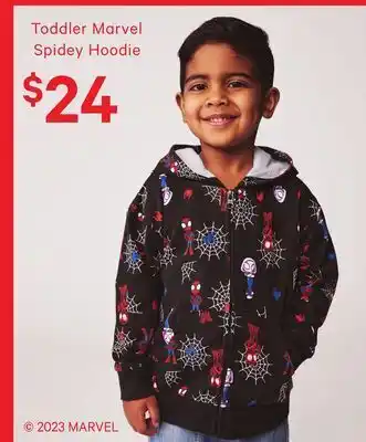 Joe Fresh Marvel toddler marvel spidey hoodie offer
