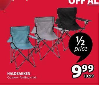 JYSK Haldbakken outdoor folding chair offer